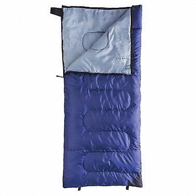 KAMP-RITE TENT COT INC SB261 Sleeping Bag Blue Polyester 3 lb 40F