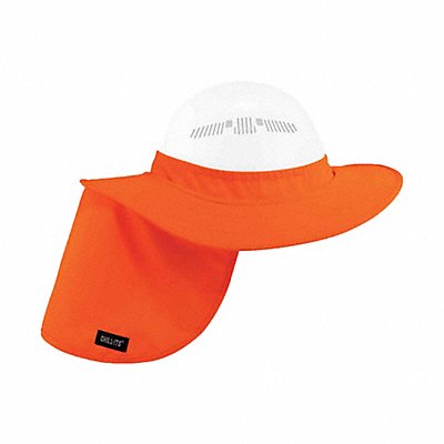 CHILL-ITS BY ERGODYNE 6660 Visor with Neck Shade Polyester Orange