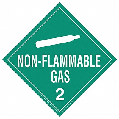 LABELMASTER 19UA75 DOT Container Placard 10-3/4 W PK10