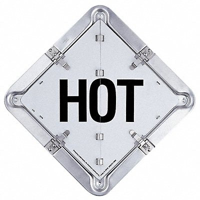 LABELMASTER 81HOT Full Frame Flip Placard Holder 13-1/2 H
