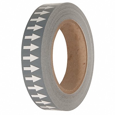 INCOM MANUFACTURING PMA1511 Arrow Tape Grey 1in W 108ft Roll L