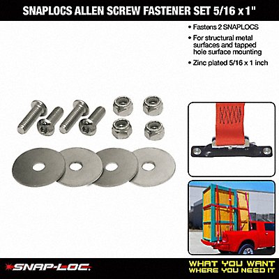 SNAP-LOC SLFASDS1 Socket Head Cap Screw (SHCS) Steel 5/16 -18 1in L