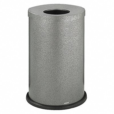 SAFCO 9677NC Garbage Can Round 35 gal Black