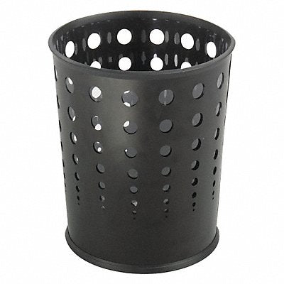 SAFCO 9740BL Wastebasket Round 6 gal Black PK3
