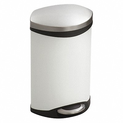 SAFCO 9901WH Wastebasket Elliptical 3 gal White