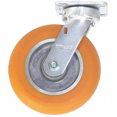 GRAINGER CDPG17 Kingpinless Plate Castor Swivel 1200 lb.