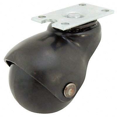 GRAINGER 53917 Standard Plate Castor Swivel 75 lb.