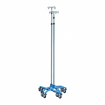 SMARTSTACK R100P49001 IV Pole Stainless Steel Blue