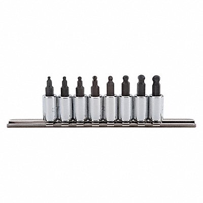 PROTO J47708B Socket Bit Set Steel DrSz 1/4 in