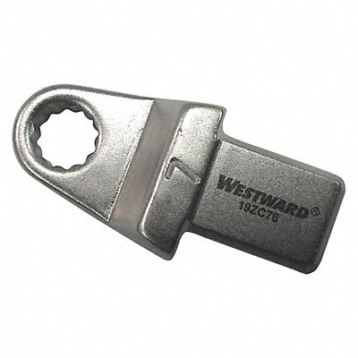 WESTWARD 19ZC76 Box End Sz 7mm L 1-19/32