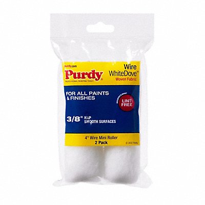 PURDY 140606042 Roller Cover 4 L 3/8 Nap Dralon PK2