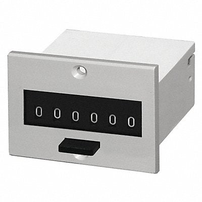 DAYTON 1A124 Counter 6 Digit Panel Mount 115VAC