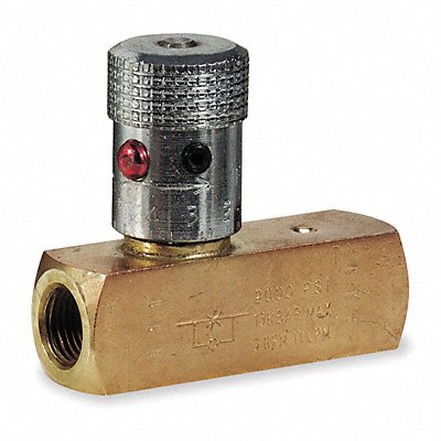 PARKER F200B Flow Control Valve Brass 1/8-27 3 GPM