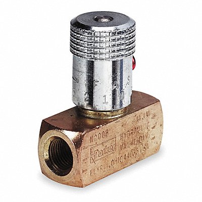 PARKER N600S Needle Valve Steel 3/8-18 8 GPM 5000 PSI