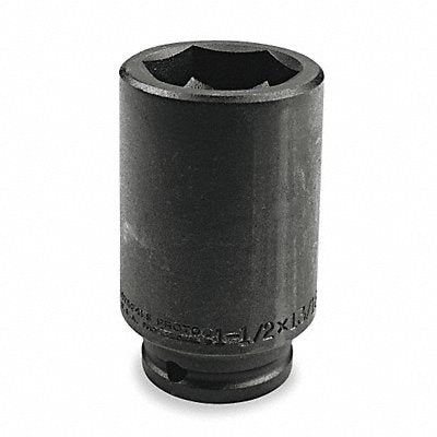 PROTO J07524LS Impact Socket Steel Black Oxide 1 1/2 in