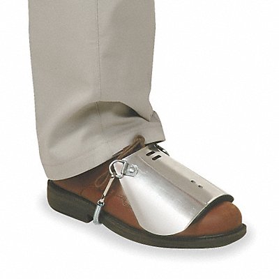 GRAINGER 1AG91 Foot Guard Universal Size Silver PR