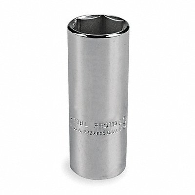 PROTO J4706L Socket Steel Chrome 3/16 in