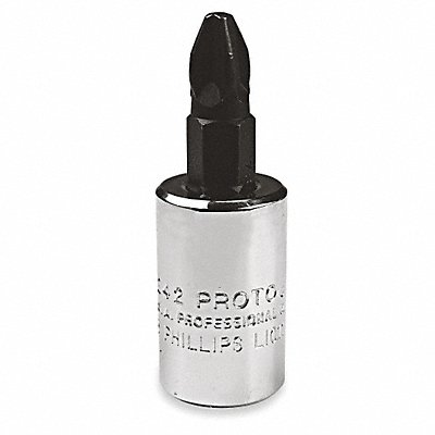 PROTO J5242 Socket Bit Steel 3/8 in TpSz #3