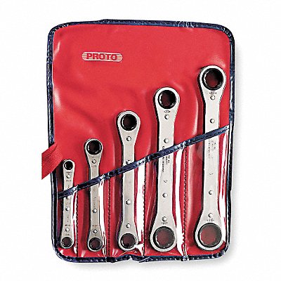 PROTO J1190A Box End Wrench Set Fll Plsh Standard SAE