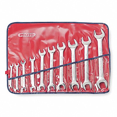 PROTO J30000A Opn End Wrench St #Pcs 10 DblEnd