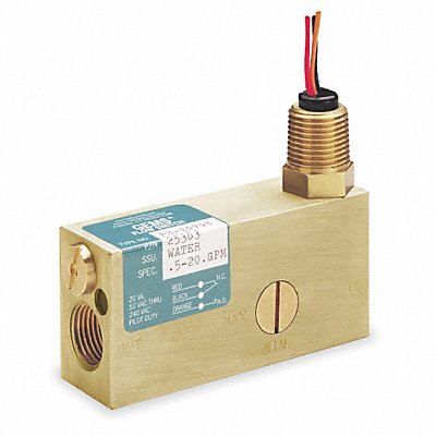 GEMS SENSORS FS1079825366 Air Flow Switch Piston SPDT 20VA