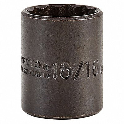 PROTO J5430B Socket Steel Black Oxide 15/16 in