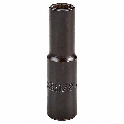 PROTO J5316B Socket Steel Black Oxide 1/2 in