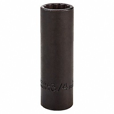 PROTO J5324B Socket Steel Black Oxide 3/4 in