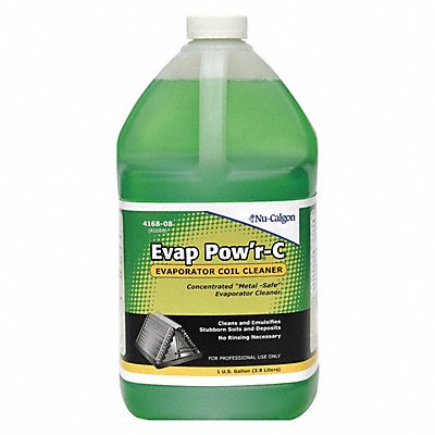 NU-CALGON 416808 Evaporator Cleaner Liquid 1 gal Green