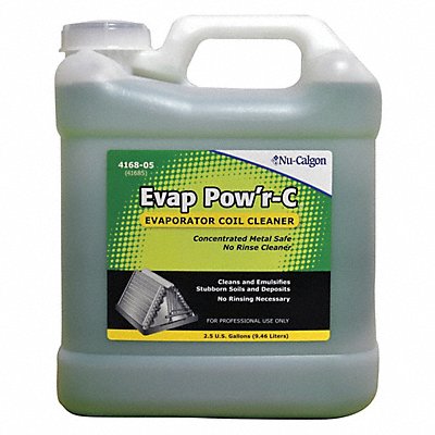 NU-CALGON 416805 Evaporator Cleaner Liquid 2.5 gal Green