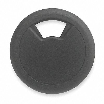 MASTER Castor 203 Grommet Desk 3 1/8 In Dia 1 1/8 In H Blk