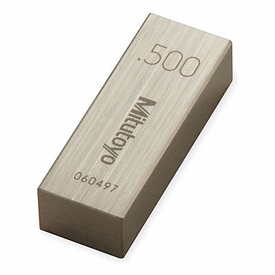 MITUTOYO 611195531 Gage Block Rectangular 0.50 In ASME 0