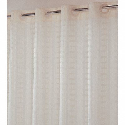 HOOKLESS HBH43LIT05 Shower Curtain 74 in L 71 in W Beige