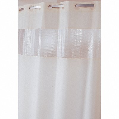 HOOKLESS HBH41BUB05W Shower Curtain 77 in L 71 in W Beige