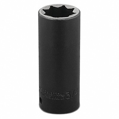 PROTO J7324S Impact Socket Steel Black Oxide 3/4 in