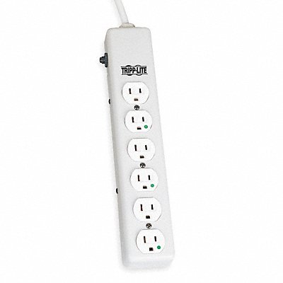 TRIPP LITE PS606HG Outlet Strip 6 Outlet 15A 13-3/4 L Wht