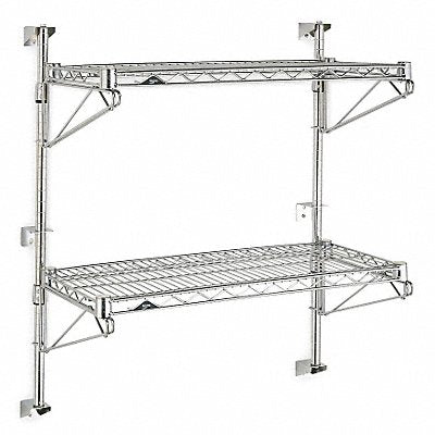 METRO SW53C22448 Wire Wall Shelf 34x24x48in ShlfCap 125lb