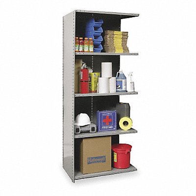 HALLOWELL A572012HG Metal Shelving Cap 400 lb 12inx84inx48in