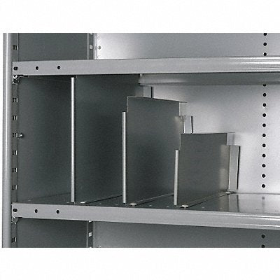HALLOWELL 5240241212HG Shelf Divider 24inx12in Steel PK12