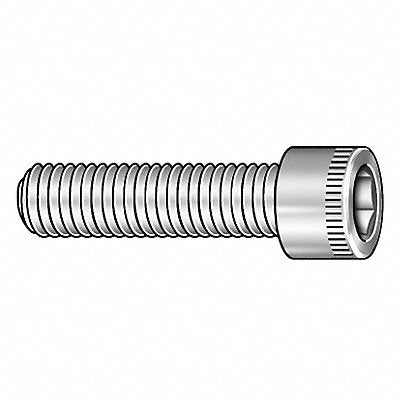 GRAINGER SCIA100025USA100BX Socket Head Cap Screw (SHCS) Steel #10-24 1/4in L PK100
