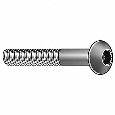 GRAINGER MPB3437 Socket Head Cap Screw (SHCS) Steel #10-32 1in L PK5