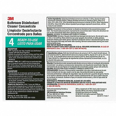 TOLCO 340404 Secondary Bottle Label Gloss Paper PK12