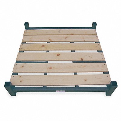 GRAINGER BB44248HW Stack Rack Base Wood 42x48 in 4000 lb.
