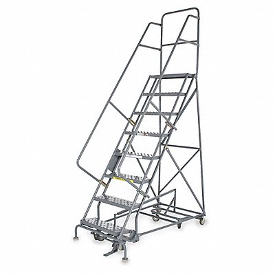 TRI-ARC KDED112246 Rolling Ladder Handrail Platform 120 In H
