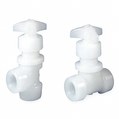 GF PIPING SYSTEMS 155522556 Needle Valve Straight PVDF 1/2 in FNPT