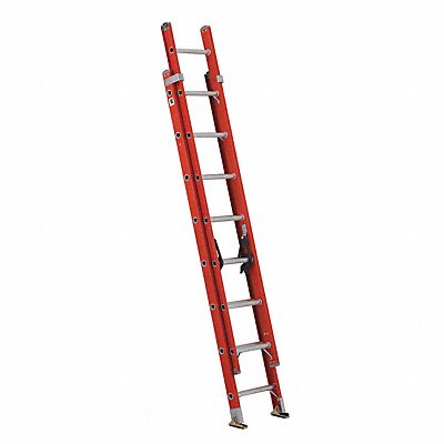 LOUISVILLE FE3216 Extension Ladder Fiberglass 16 ft IA