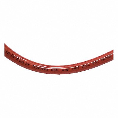 GRAINGER 1CTG1 Tubing Poly 3/8 In 150 PSI 100 Ft Red