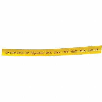 GRAINGER 1CTG5 Tubing Poly 1/4 In 180 PSI 100 Ft Yellow