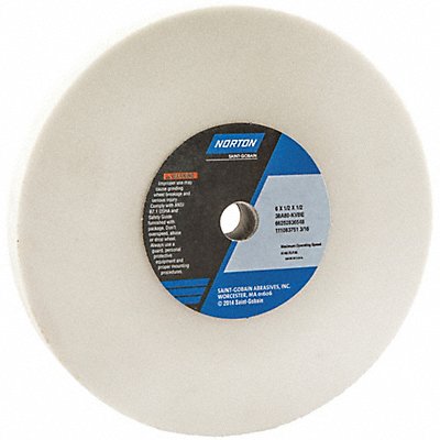 NORTON 66252836548 Grinding Wheel T1 6x1/2x1/2 AO 80G PK5