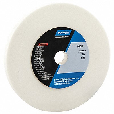 NORTON 66243529777 Grinding Wheel T1 4x1/4x1/2 AO 60G PK5